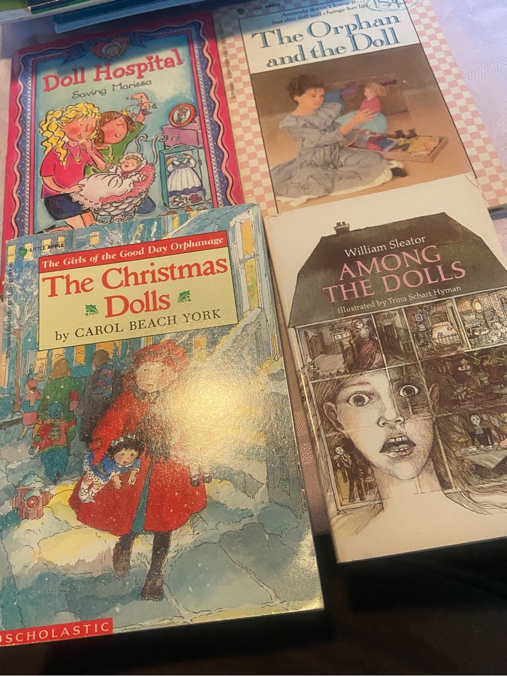 Assorted Children's Doll Books - bundle of 4